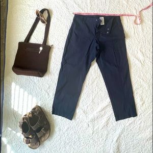 KIRKLAND signature windbreaker casual travel High Rise Boyfriend ankle Pants